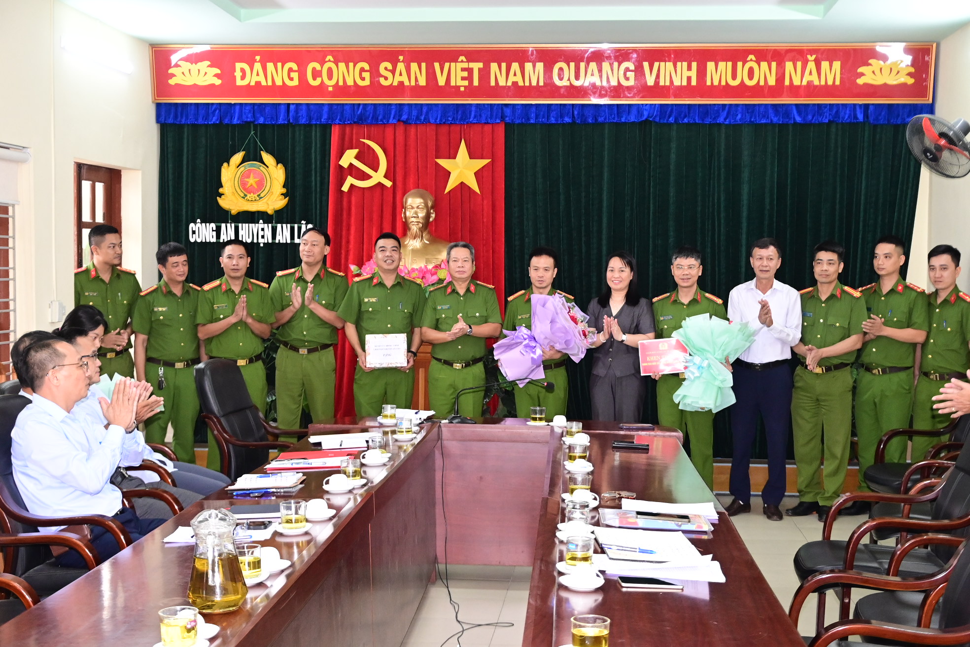 Khen thưởng Công an huyện An Lão triệt phá thành công 02 chuyên án